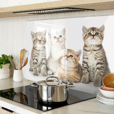 Tabla para cortar Una bandada de gatitos