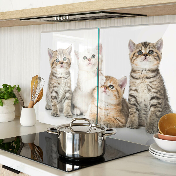 Tabla para cortar Una bandada de gatitos