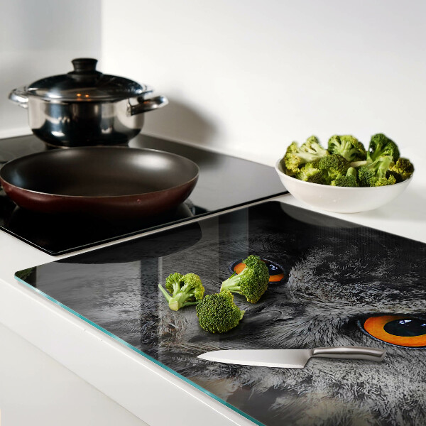 Deska kuchenna szklana Sowa z pomarańczowymi oczami