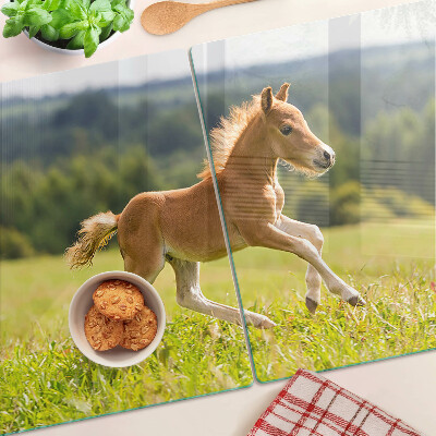 Tabla de cortar Potro en el prado