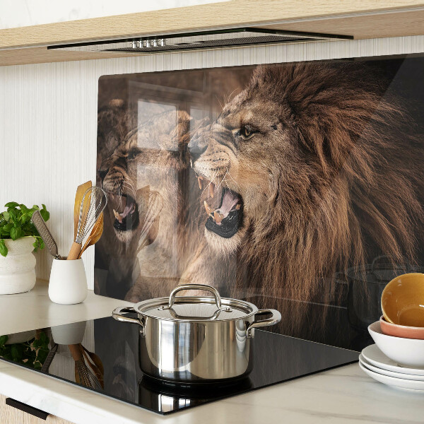 Tabla de cocina Leones rugientes