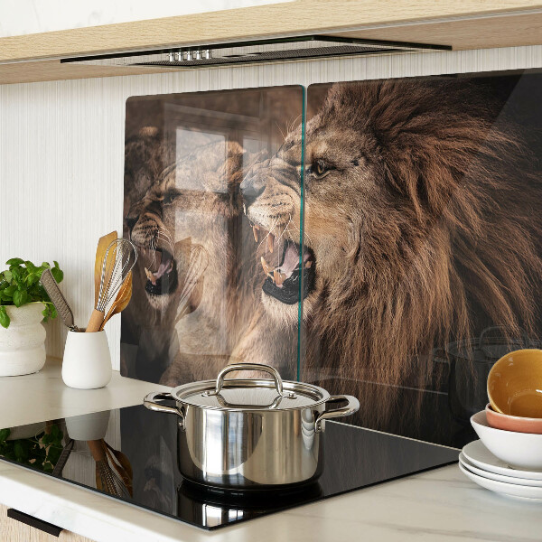 Tabla de cocina Leones rugientes