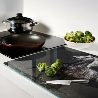 Tabla para cortar Un caballo moteado en fuga