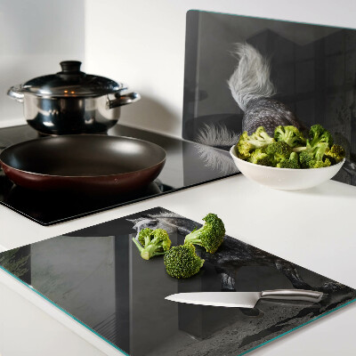 Tabla para cortar Un caballo moteado en fuga