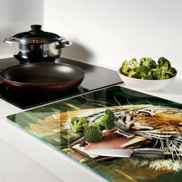 Tabla de cocina Tigre al ataque