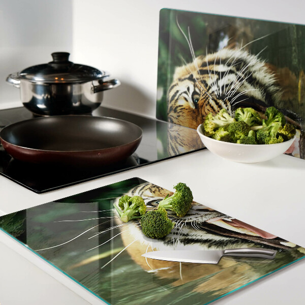 Tabla de cocina Tigre al ataque