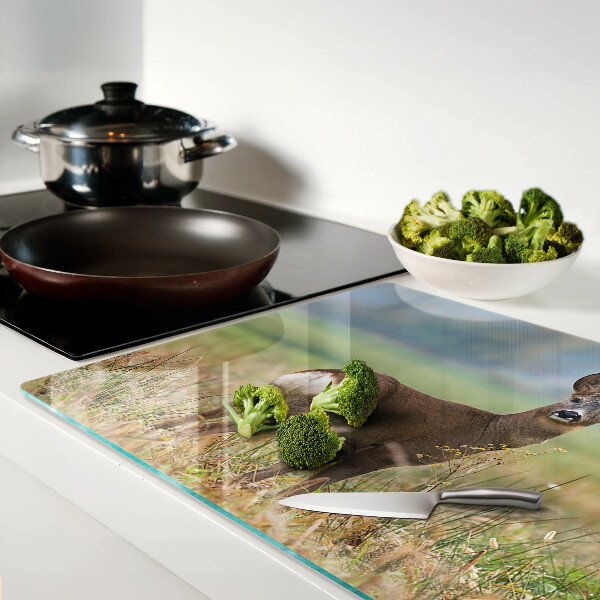 Szklana deska do krojenia Sarna w naturalnym środowisku