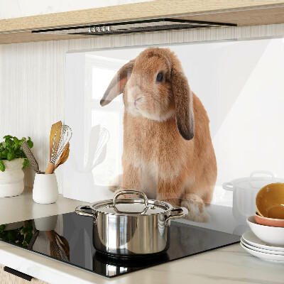 Tabla para cortar Conejo sobre fondo blanco