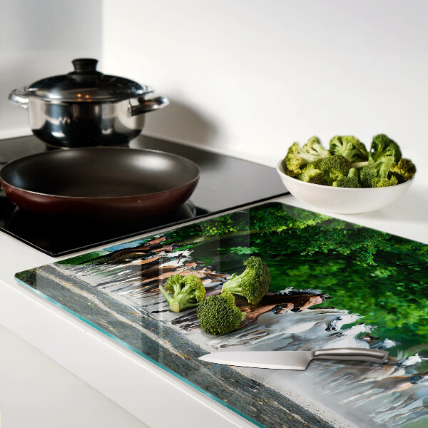 Deska kuchenna szklana Galopujące konie w naturze