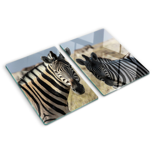 Tabla para cortar Cebras en su hábitat natural