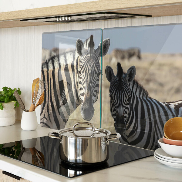 Tabla para cortar Cebras en su hábitat natural