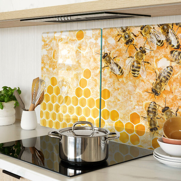 Szklana deska do krojenia Ule i pszczoły