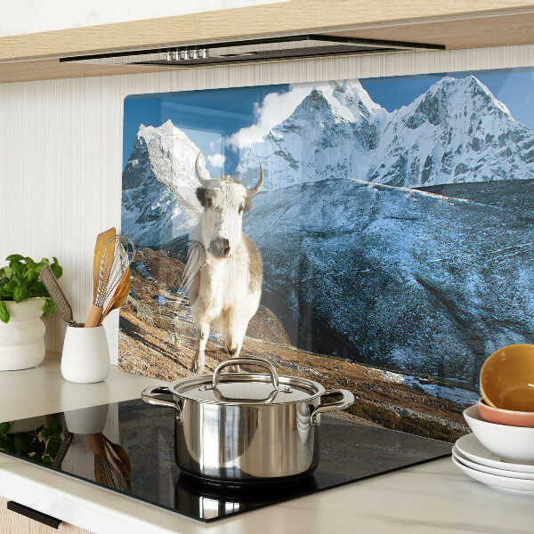 Tabla de cocina Vaca en las montañas