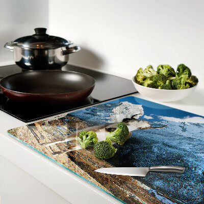 Tabla de cocina Vaca en las montañas