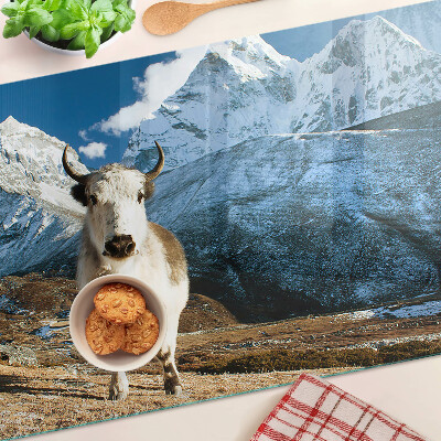 Tabla de cocina Vaca en las montañas