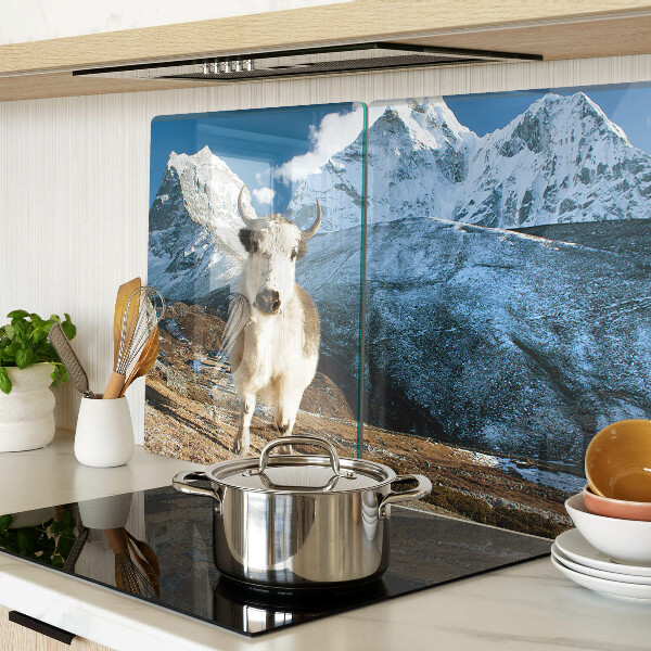 Tabla de cocina Vaca en las montañas