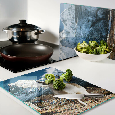 Tabla de cocina Vaca en las montañas