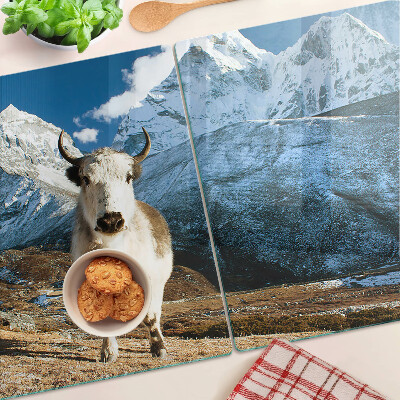 Tabla de cocina Vaca en las montañas