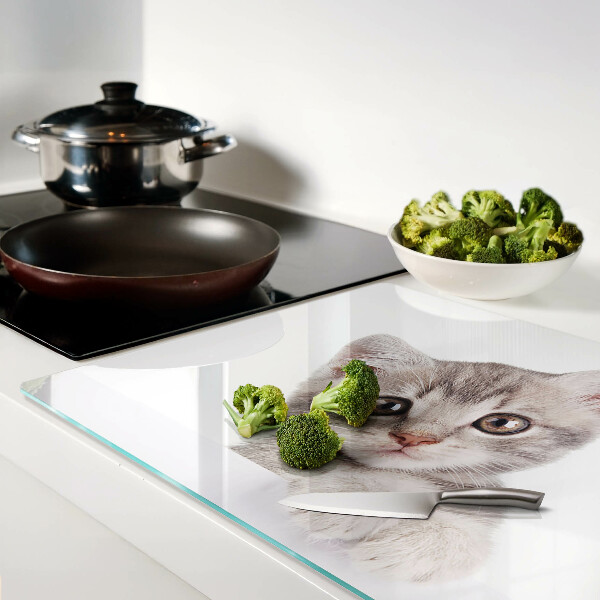 Tabla de cocina Gatito con ojos grandes