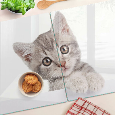Tabla de cocina Gatito con ojos grandes