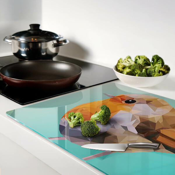 Tabla para cortar Pájaro de baja poli