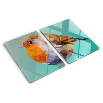 Tabla para cortar Pájaro de baja poli