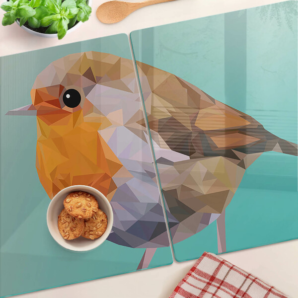 Tabla para cortar Pájaro de baja poli