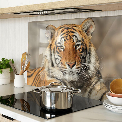 Tabla de cocina Un tigre en su estado natural.