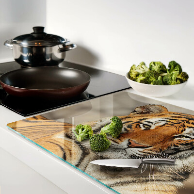 Tabla de cocina Un tigre en su estado natural.