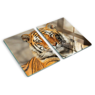 Tabla de cocina Un tigre en su estado natural.