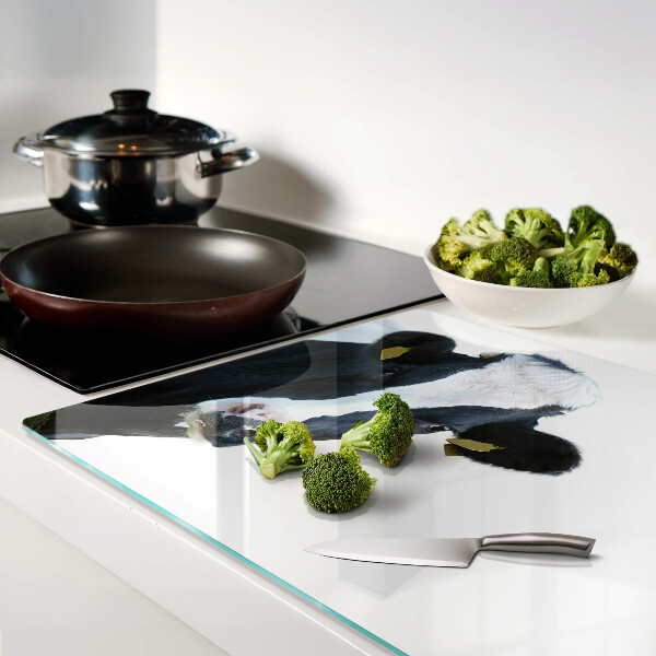 Szklana deska kuchenna Ciekawa krowa