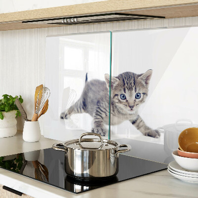 Tabla para cortar Gatito con ojos azules