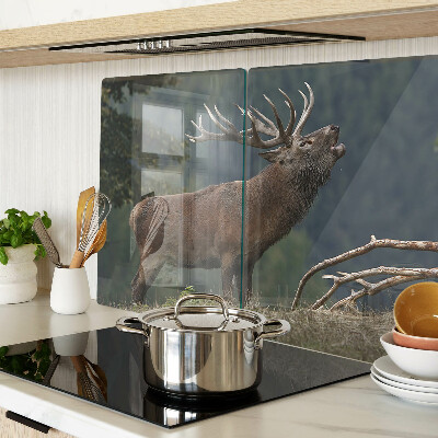 Szklana deska kuchenna Jeleń w naturalnym środowisku