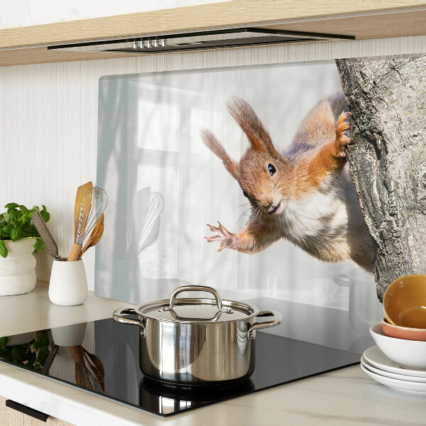 Tabla de cortar Ardilla en una rama