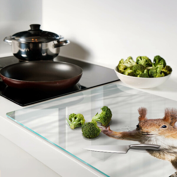 Tabla de cortar Ardilla en una rama