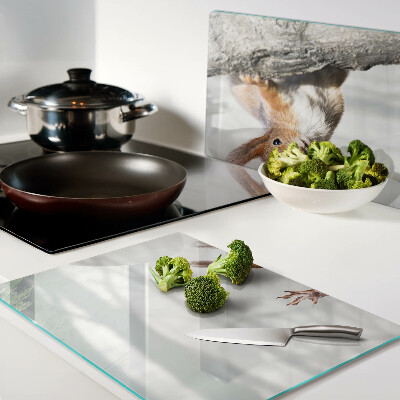 Tabla de cortar Ardilla en una rama