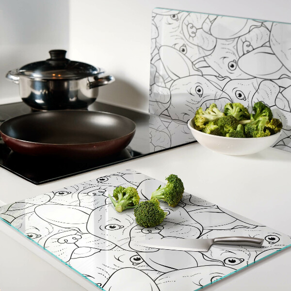 Szklana deska kuchenna Psy rasy buldog francuski