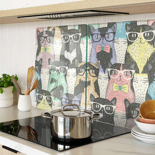 Tabla para cortar Gatos con gafas