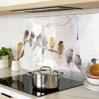 Tabla para cortar Pájaros en una rama