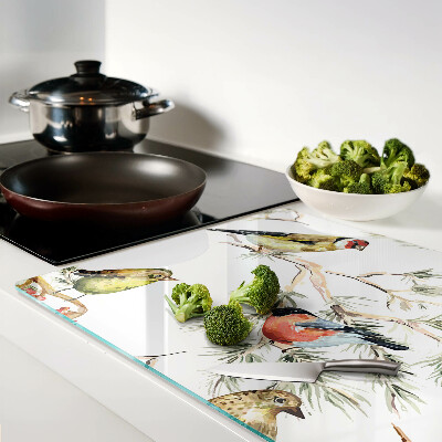 Tabla de cocina Pájaros en ramas frutales