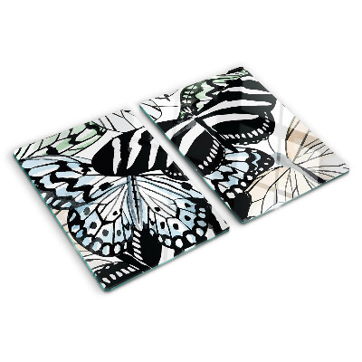 Szklana deska do krojenia Motyw motyli w różnych kolorach