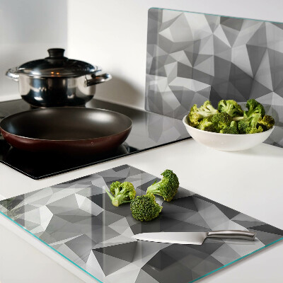 Szklana deska do krojenia Abstrakcyjny wzór geometryczny