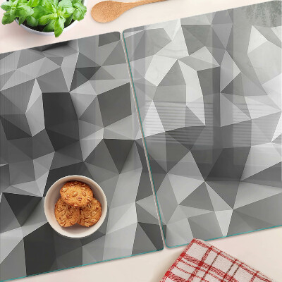 Szklana deska do krojenia Abstrakcyjny wzór geometryczny