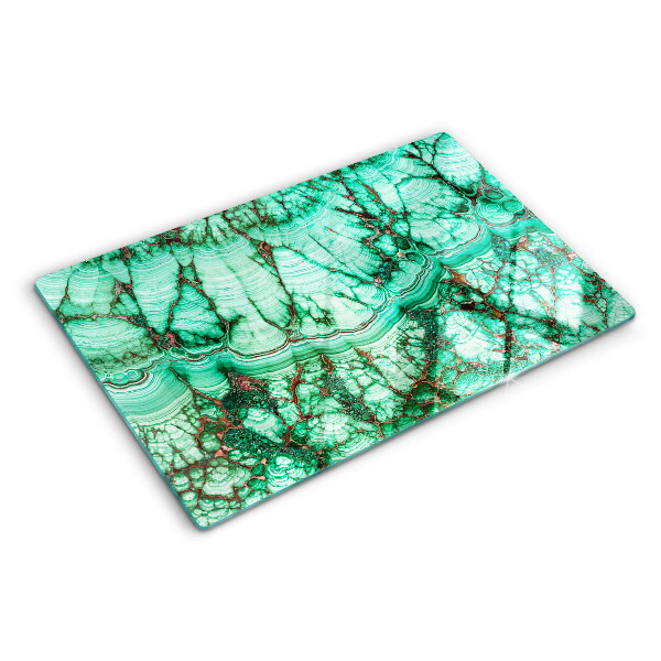 Tabla para cortar Mármol en tonos verdes