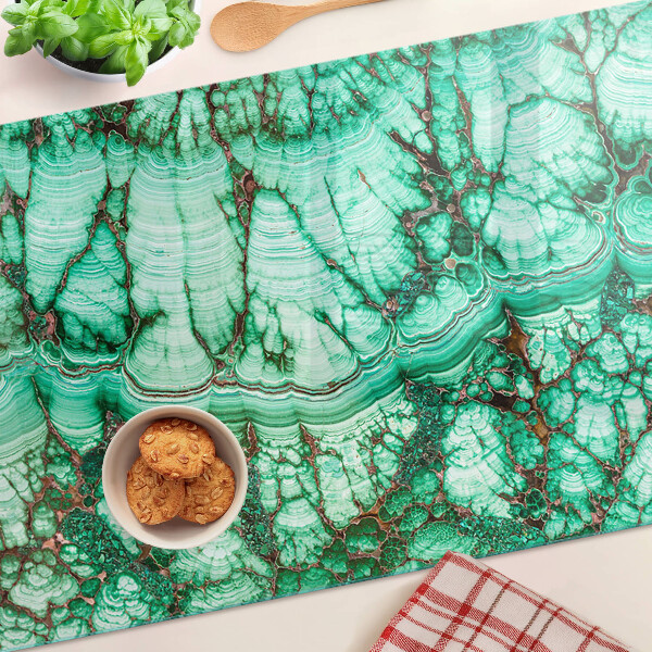 Tabla para cortar Mármol en tonos verdes