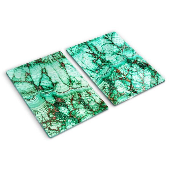 Tabla para cortar Mármol en tonos verdes