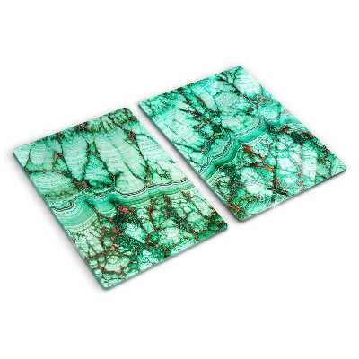 Tabla para cortar Mármol en tonos verdes