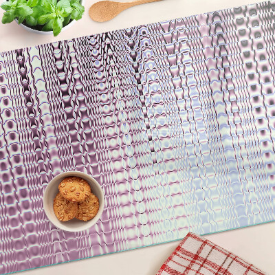 Tabla de cortar de cristal Ondas en tonos rosa