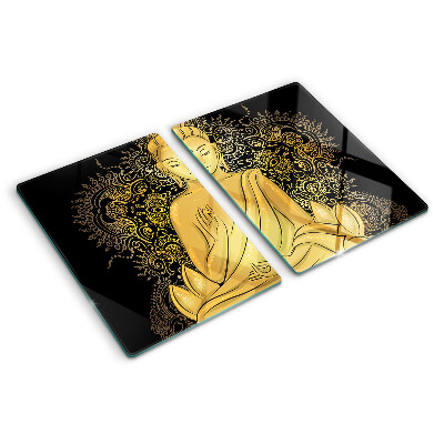 Szklana deska kuchenna Buddha w medytacji