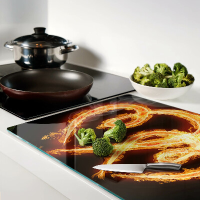 Tabla de cortar Corazón ardiente